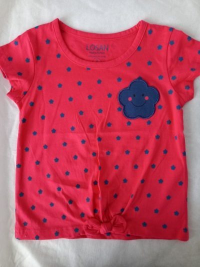 MAJICA KRATEK ROKAV- moder oblaček